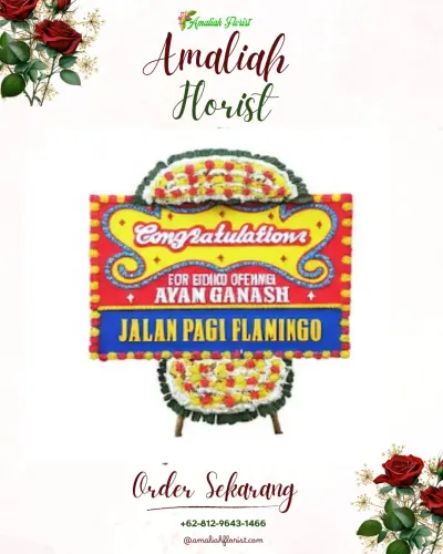 Bunga Papan Congratulation di Benteng